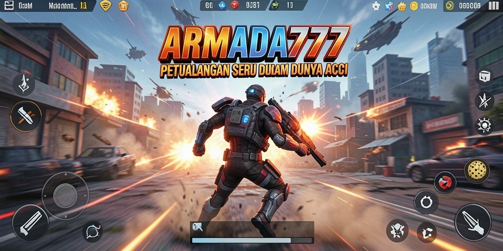Screenshot menampilkan karakter dalam aksi bertempur yang mendebarkan.