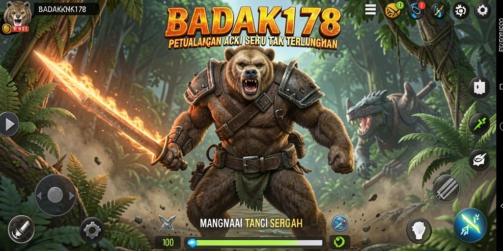 Tampilan gameplay mendebarkan di BADAK178 dengan aksi seru dan grafis menawan.