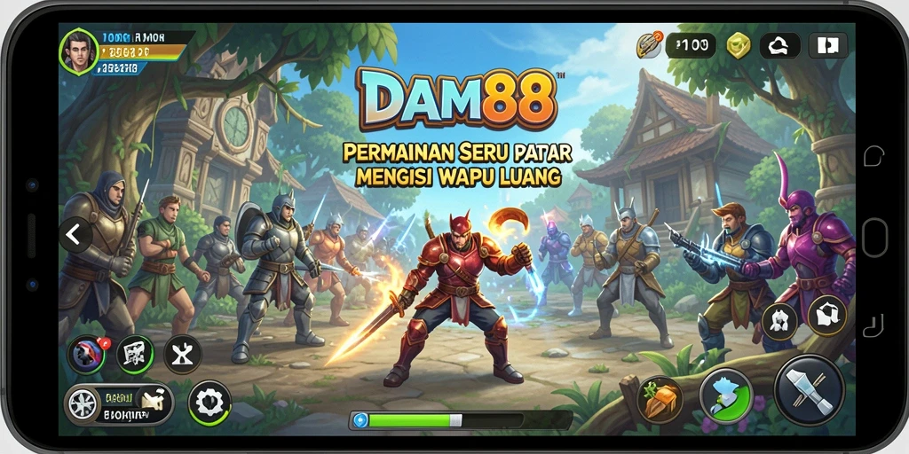 Tampilan seru gameplay DAM88 dengan tantangan menarik.