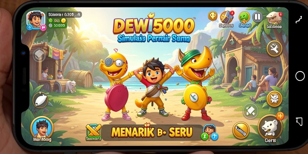 Tampilan gameplay menarik dan mendalam dari DEWI5000.