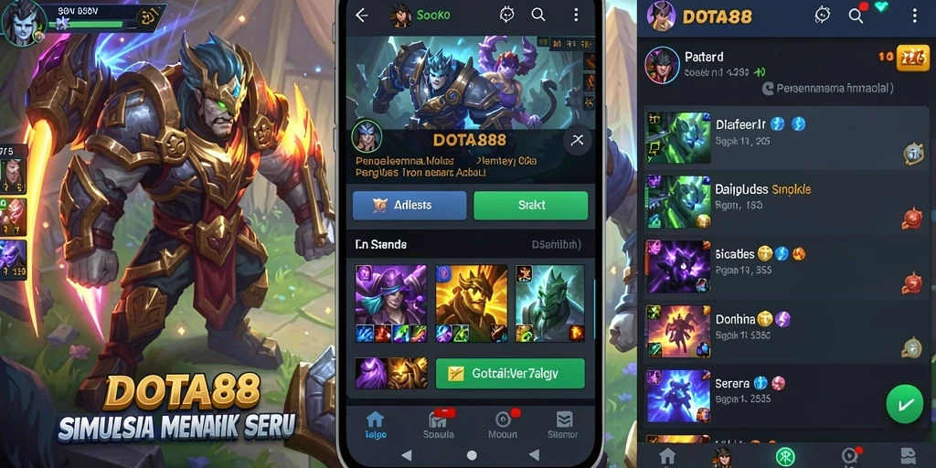 Tampilan gameplay yang menakjubkan di DOTA88.