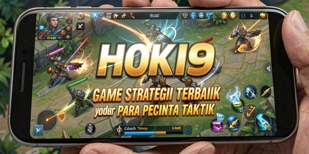 Screenshot gameplay HOKI9 menampilkan pertempuran strategis yang intens.