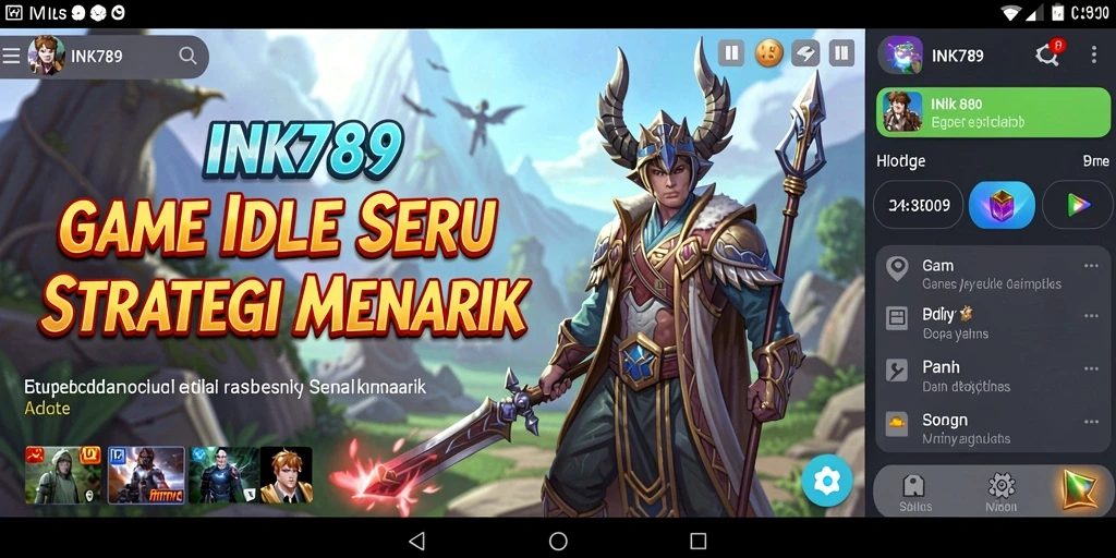 Gameplay INK789 yang santai dan strategis dalam satu layar.