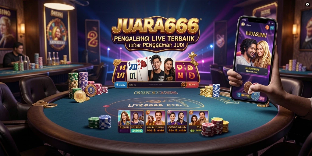 Tampilan gameplay JUARA666 yang memukau di Live Casino.