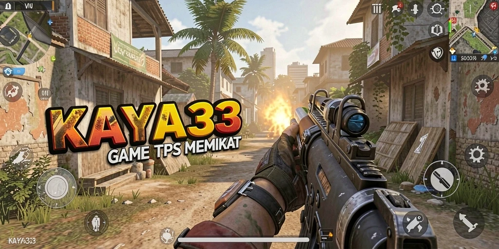 Tampilan gameplay intens dari KAYA33 dalam mode TPS.