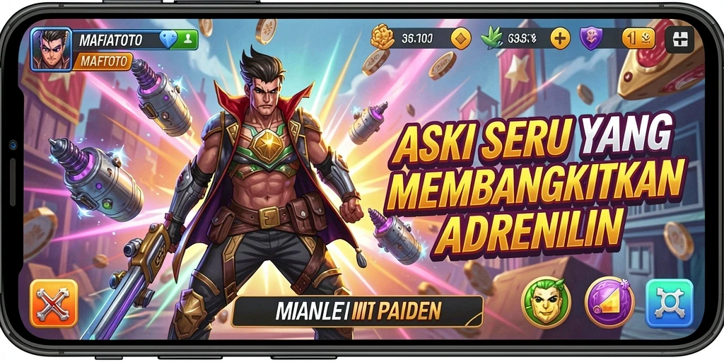 Tampilan gameplay MAFIATOTO yang menegangkan dan mengasyikkan.