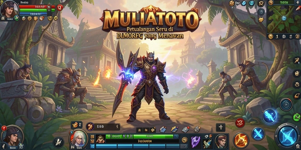Gameplay MULIATOTO yang memukau dan penuh aksi.