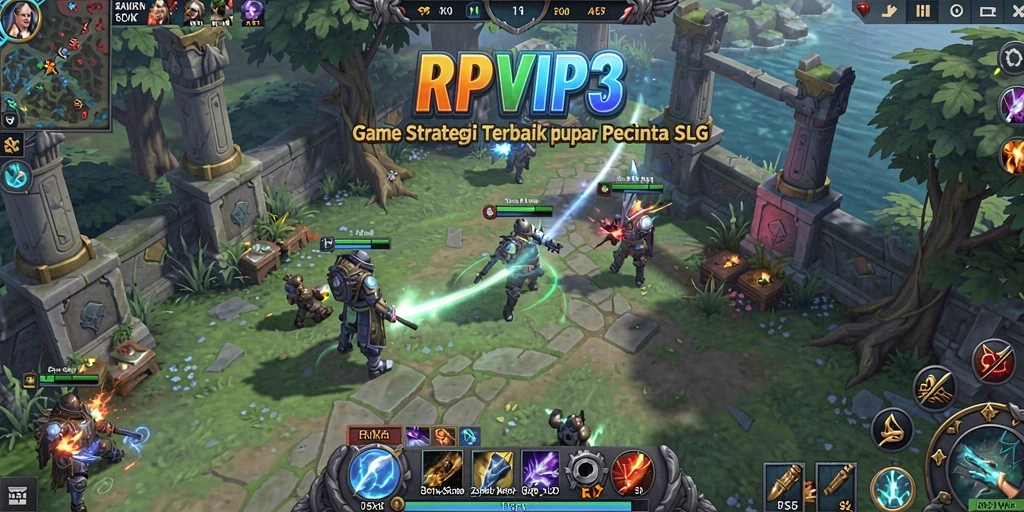 Tampilan gameplay menegangkan RPVIP3 saat pertempuran strategis berlangsung.