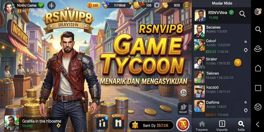 Tampilan menarik dari gameplay <strong>RSNVIP8</strong> yang penuh tantangan bisnis.