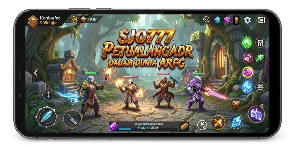 Tampilan gameplay ARPG yang mendebarkan di SJO777.