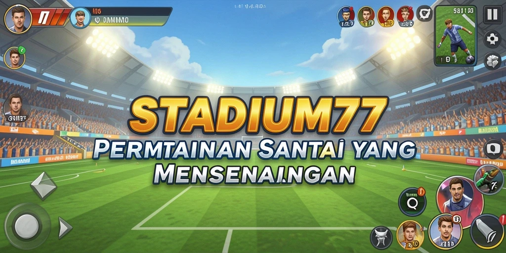 Tangkapan layar STADIUM77 menampilkan gameplay yang menyenangkan.