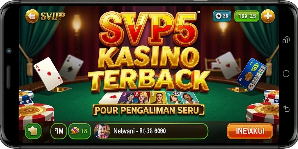Tampilan gameplay menarik dari SVIP5 dengan pengalaman Kasino yang seru.