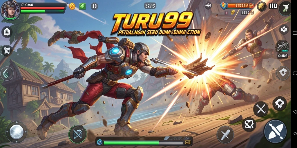 Tampilan gameplay TURU99 yang mengesankan dan seru.