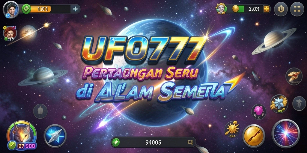 Gameplay intens dengan pesawat tempur luar angkasa.